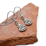 Buddha Silver Plated Charm Earrings