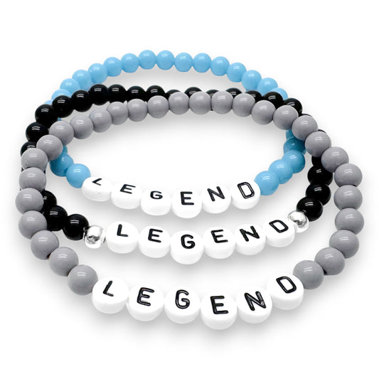 LEGEND Message Bracelet - Acrylic Letter Beads