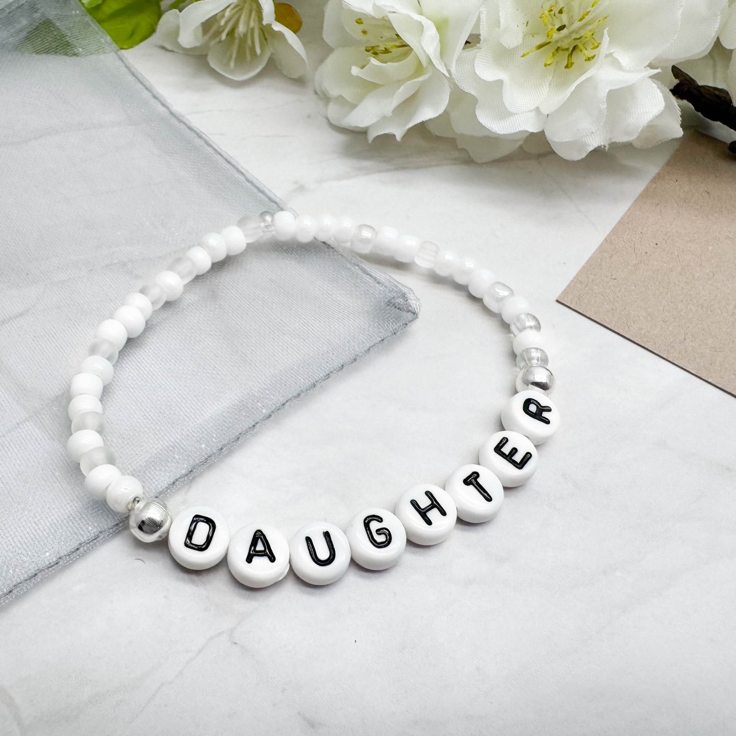MUMMY and DAUGHTER Bracelet Set - Glass Seed Beads