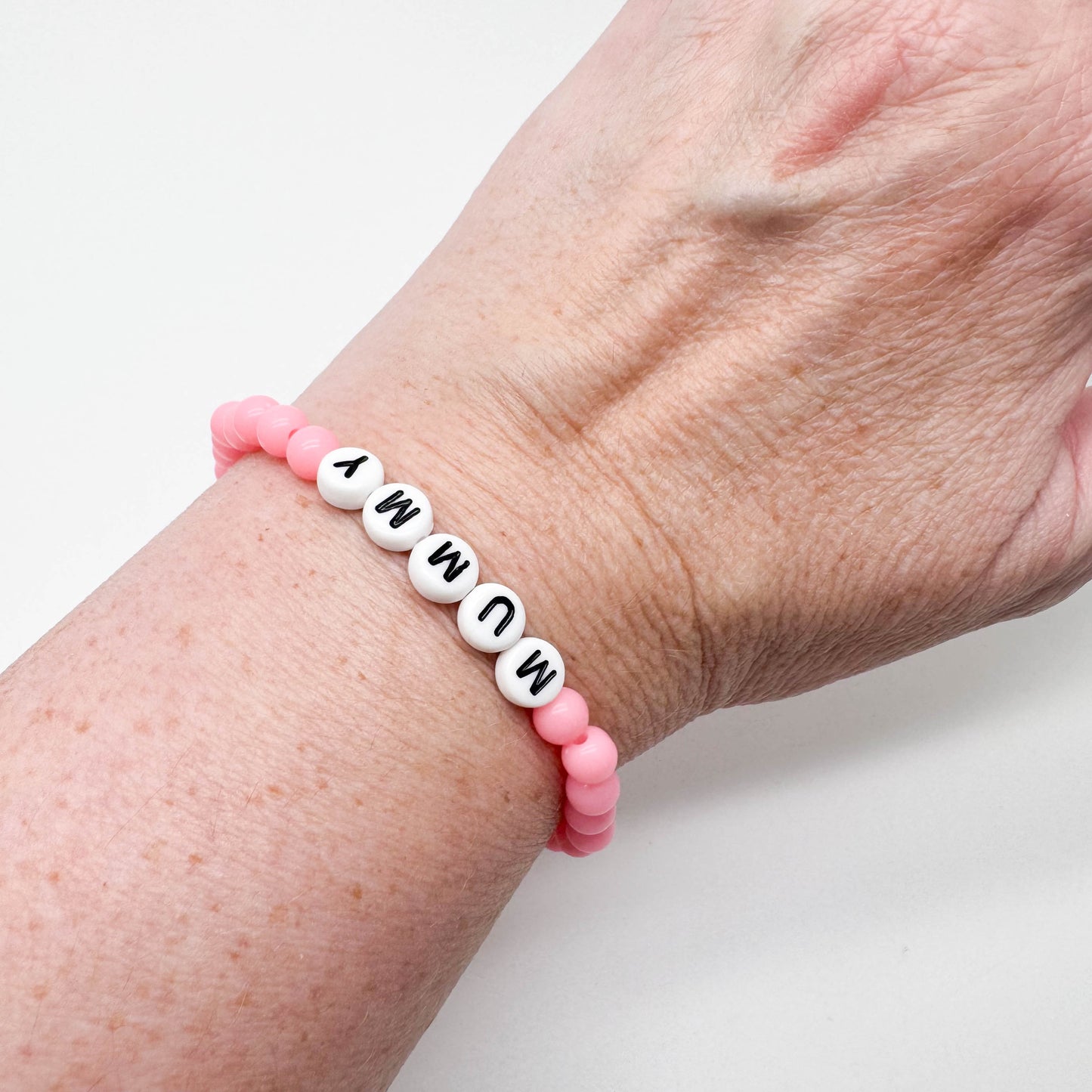 MUMMY Family Message Bracelet - Acrylic Letter Beads