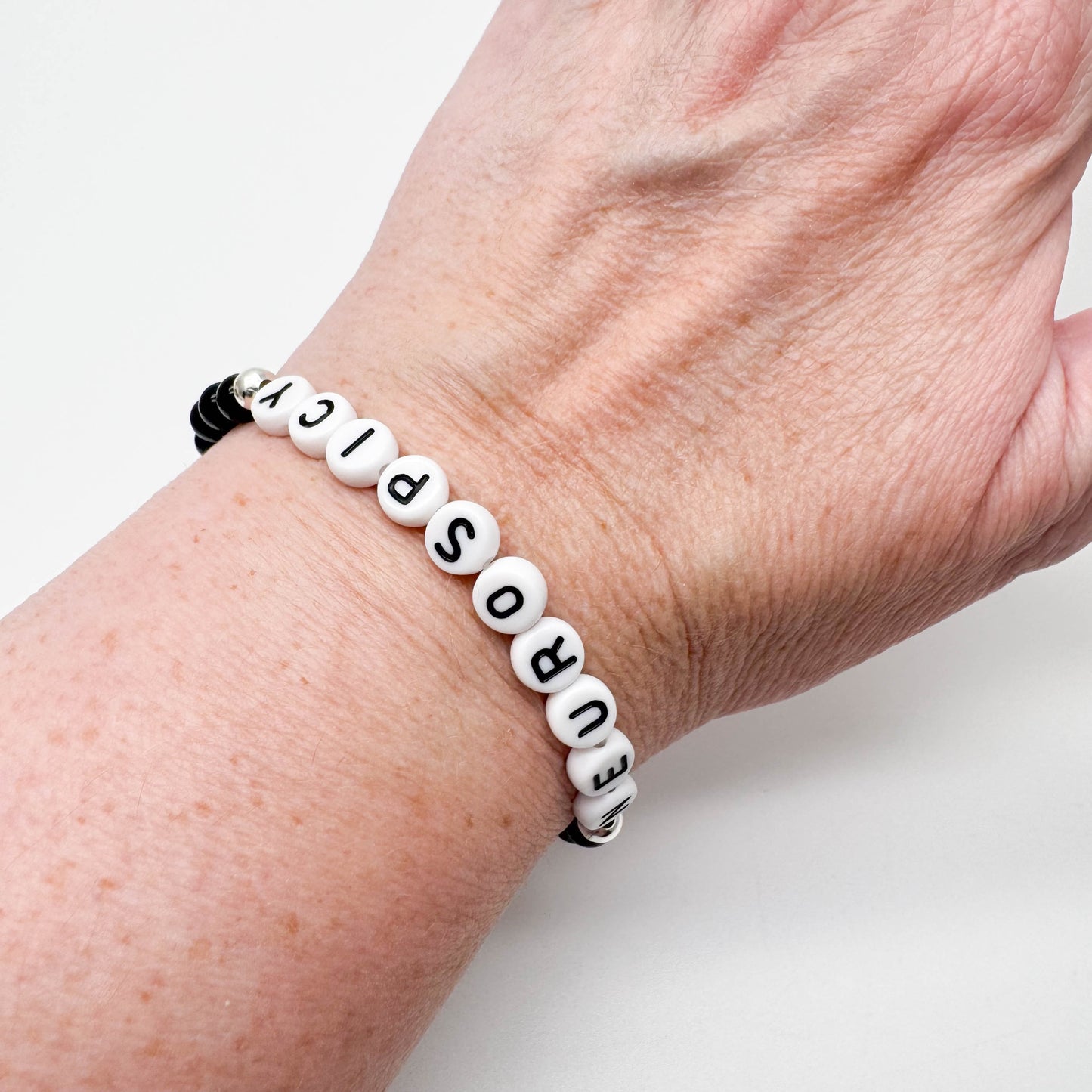 NEUROSPICY Awareness Bracelet - Acrylic Letter Beads