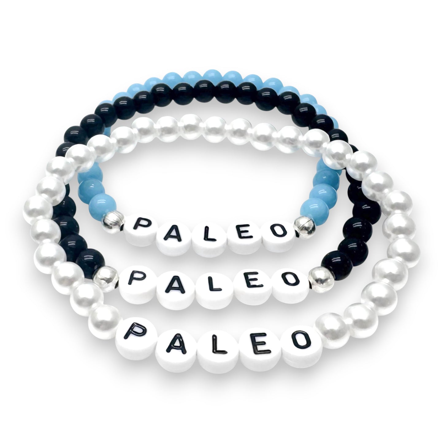 PALEO Awareness Bracelet - Acrylic Letter Beads
