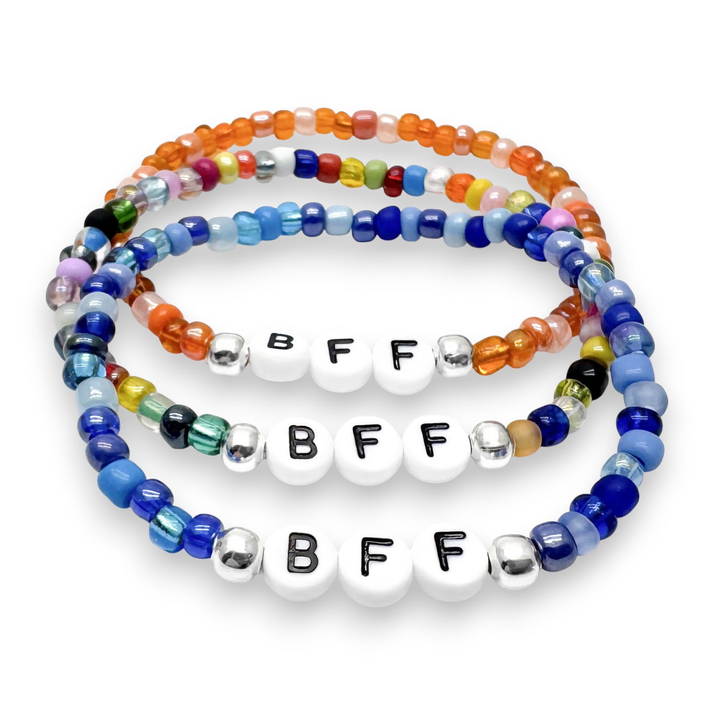 BFF Bestie Message Bracelet - Glass Seed Beads