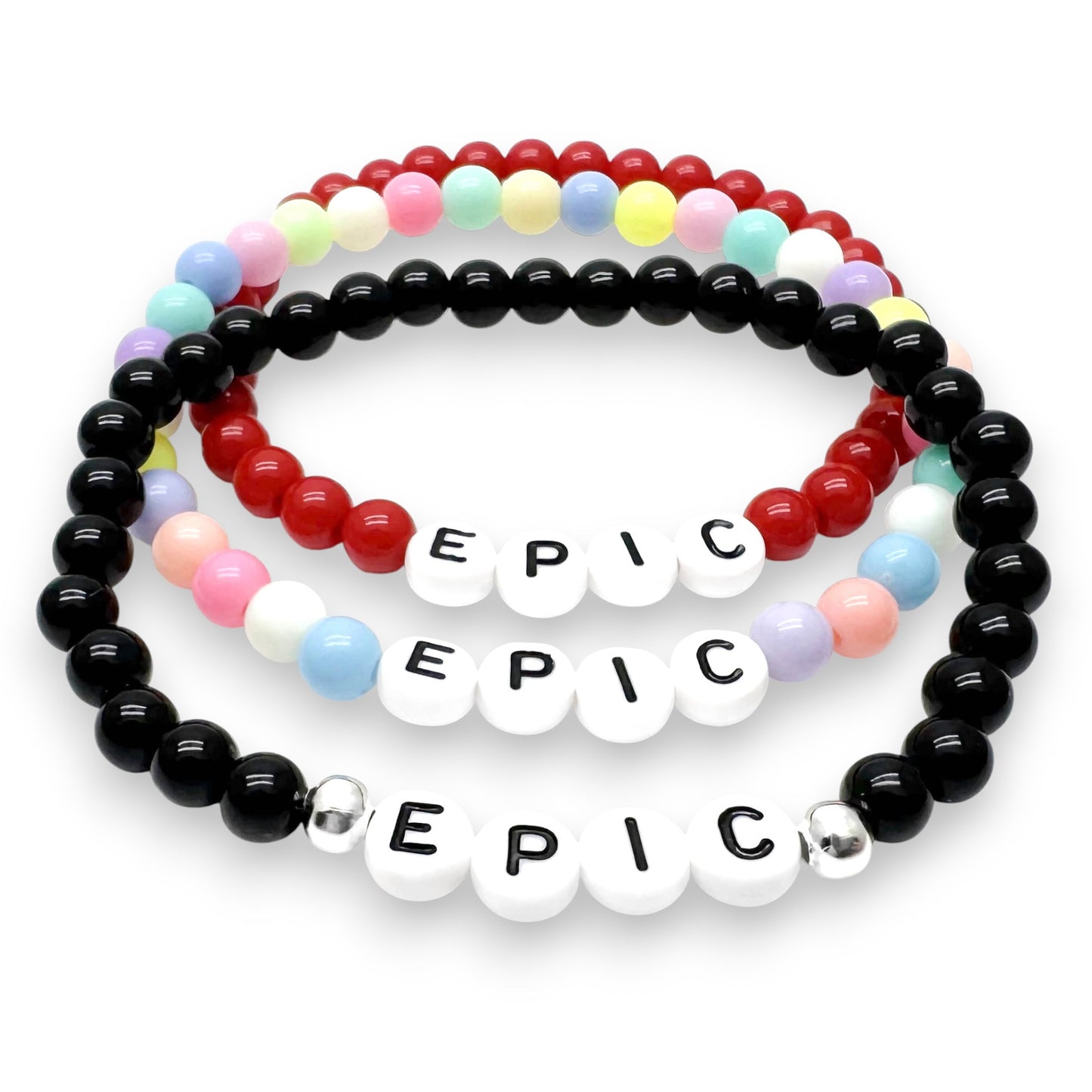 EPIC Message Bracelet - Acrylic Letter Beads