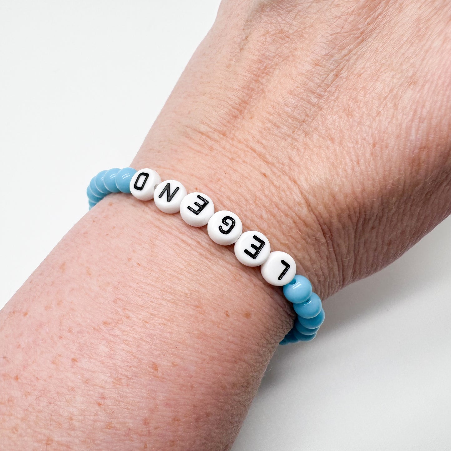 LEGEND Message Bracelet - Acrylic Letter Beads