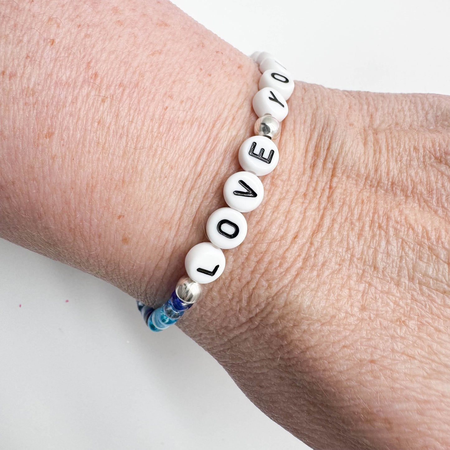 LOVE YOURSELF Message Bracelet - Glass Seed Beads