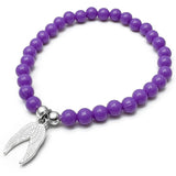 Angel Wings Charm Bracelet - Colour Choice