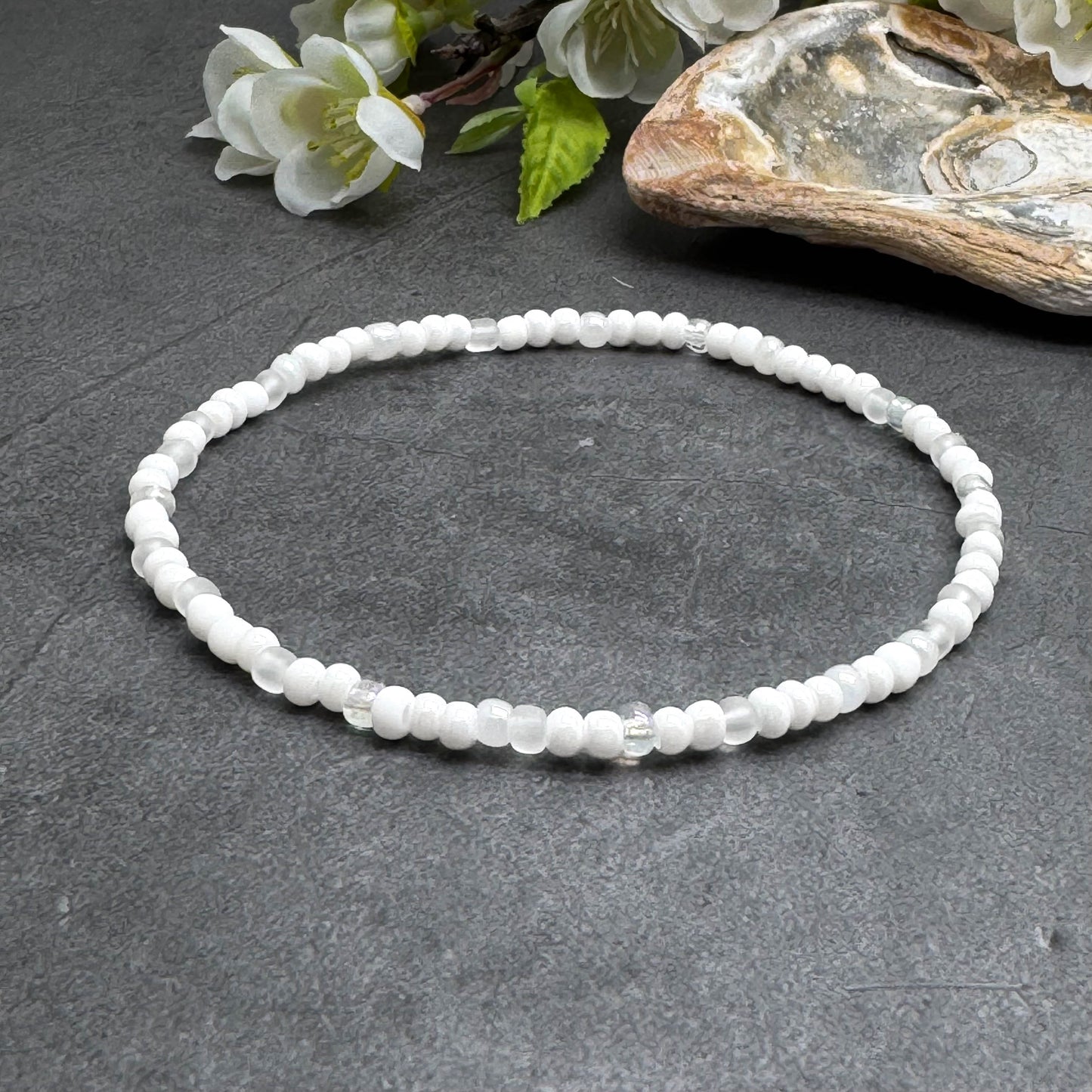 Multi-Colour Seed Bead Anklet - Colour Choice