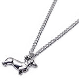 Dachshund Charm Pendant Necklace