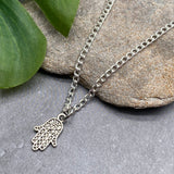 Hamsa Hand Charm Pendant Necklace