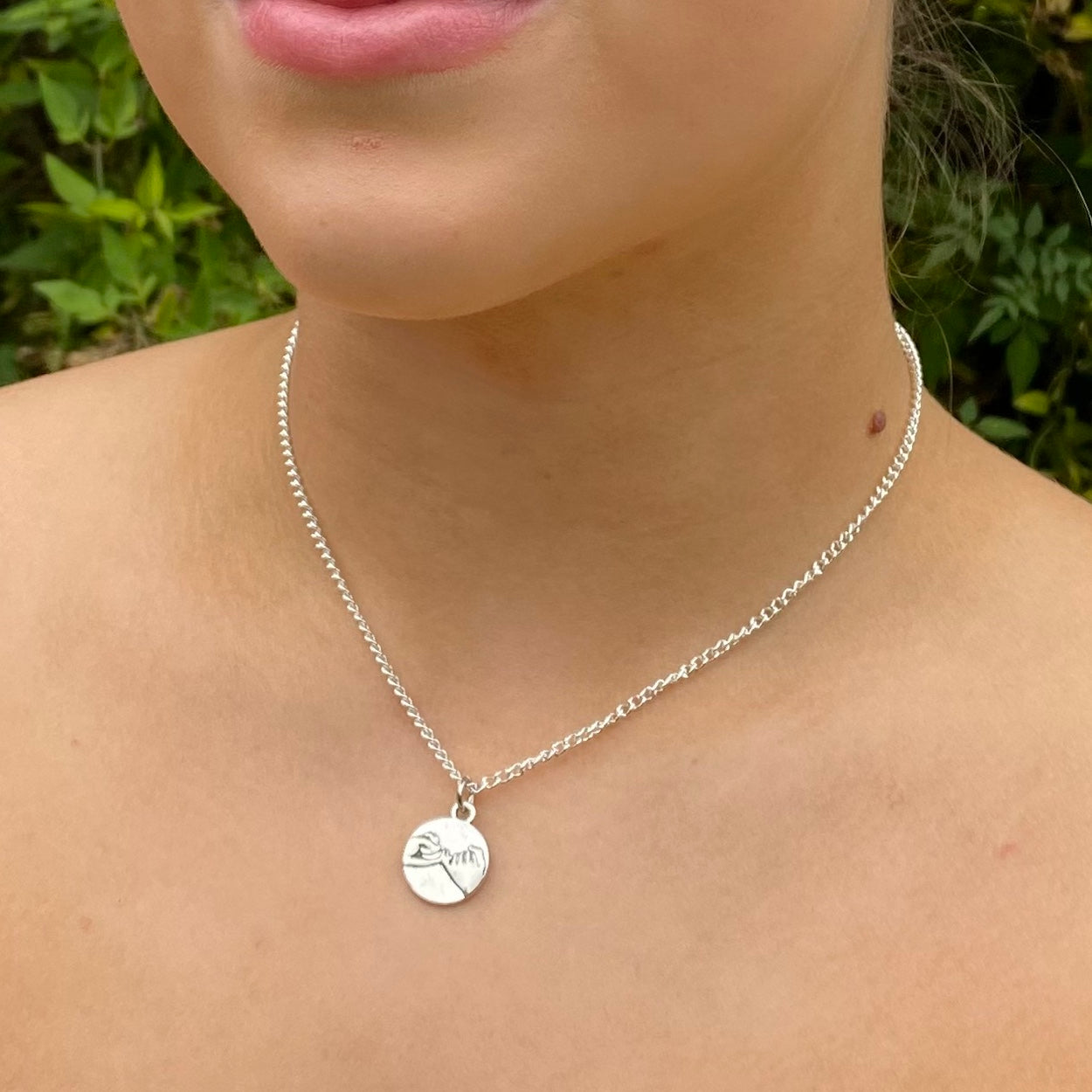 Pinky Promise Charm Pendant Necklace