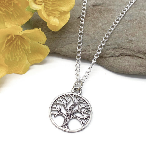 Tree of Life Charm Pendant Necklace