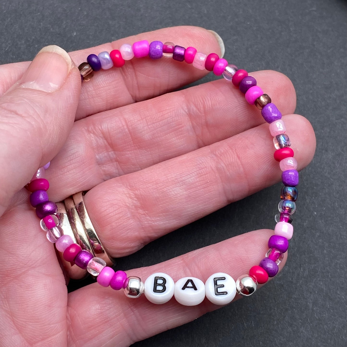 BAE Before Anyone Else Bracelet - Glass Seed Beads