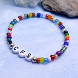 CFS Glass Seed Bead Bracelet