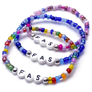 FAS Glass Seed Bead Bracelet