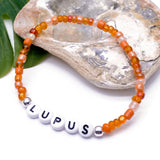LUPUS Glass Seed Bead Bracelet