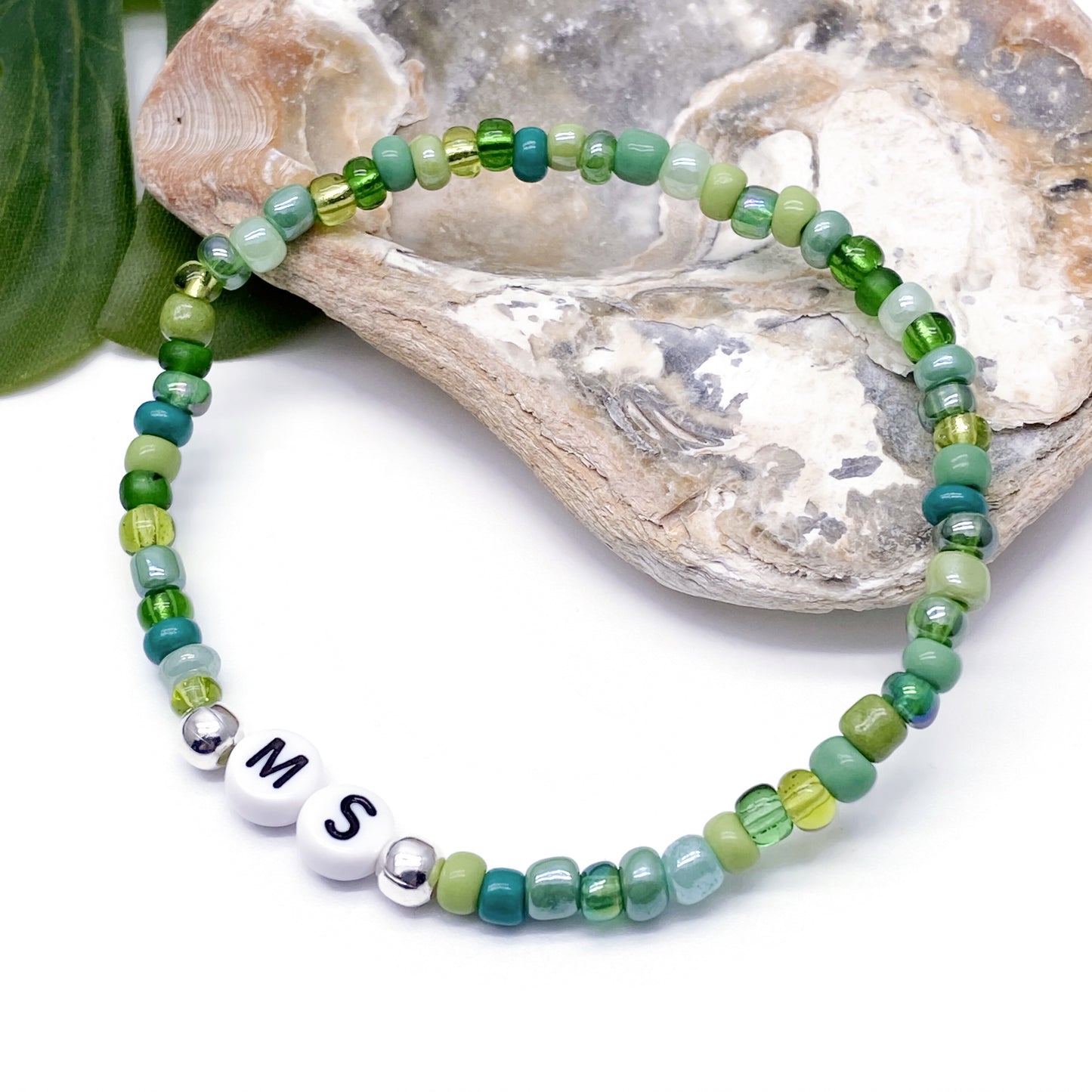 MS Medical Alert Bracelet - Glass Seed Beads