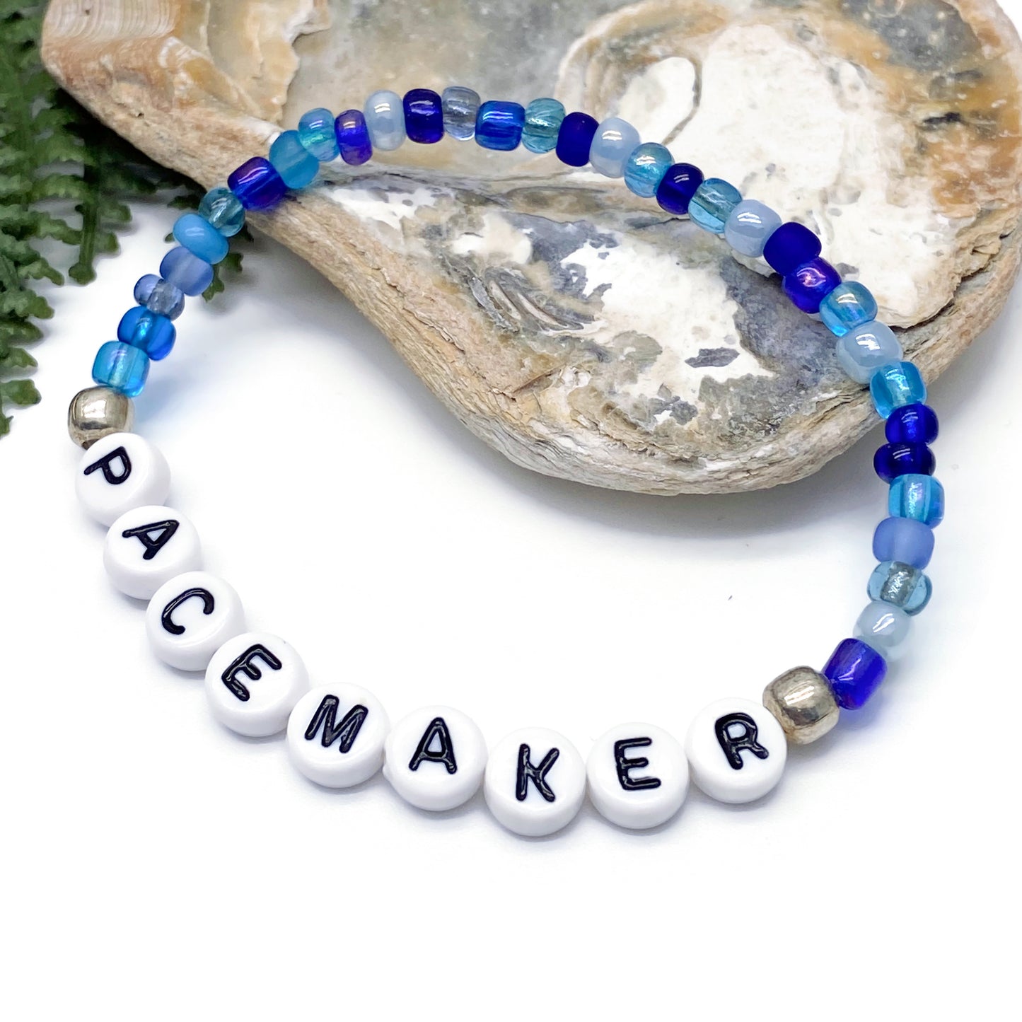 PACEMAKER Medical Alert Bracelet - Glass Seed Beads