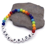 LGBT pride bracelet