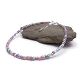 Shimmery Pastel Seed Beads Choker Necklace