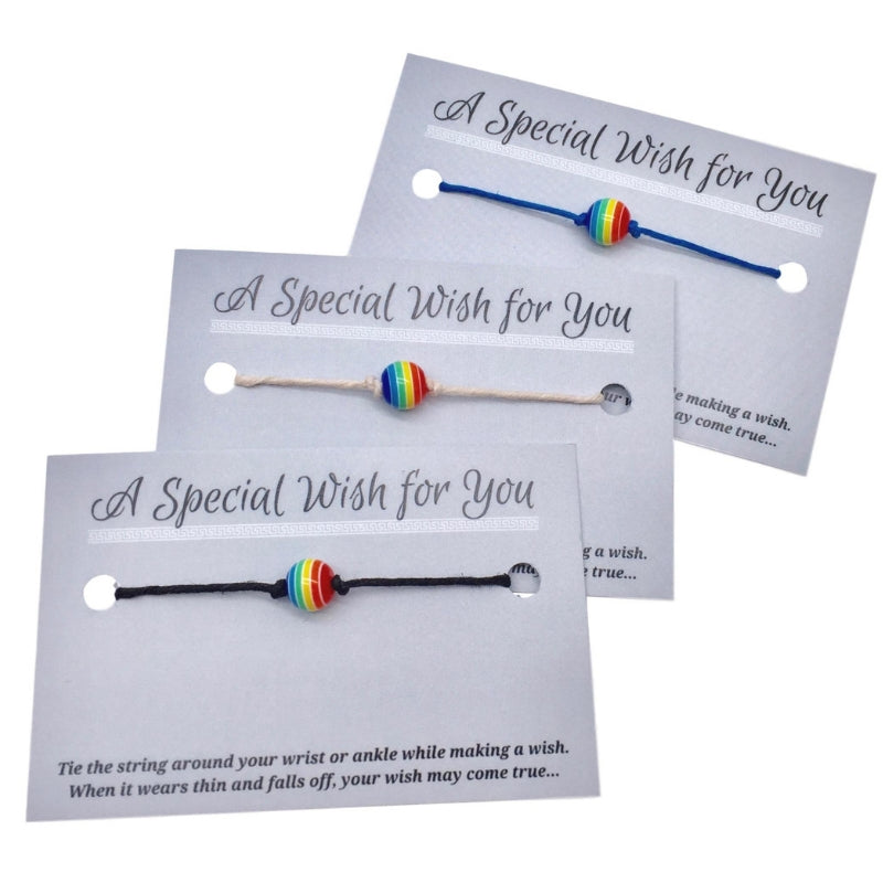 Rainbow wish bracelet