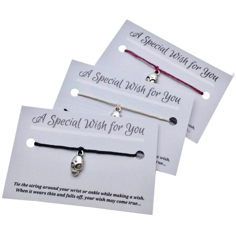 Skull wish bracelet