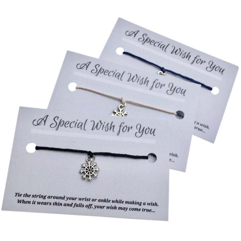 Snowflake wish bracelet