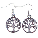 Tree of life charm earrings