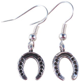 Horsehose charm earrings