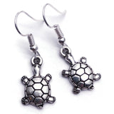 turtle charm earrings