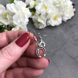 Horseshoe Tibetan Silver Plated Charm Earrings