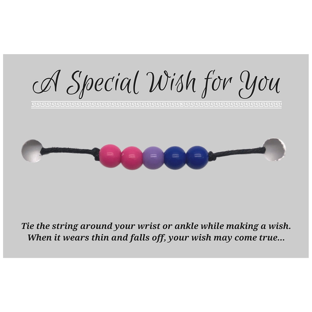 Bisexual wish bracelet