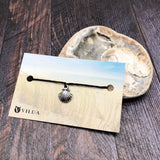 Small Shell Charm Hemp Wish Bracelet - Choice of Card