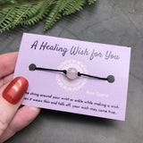 rose quartz healing bracelet