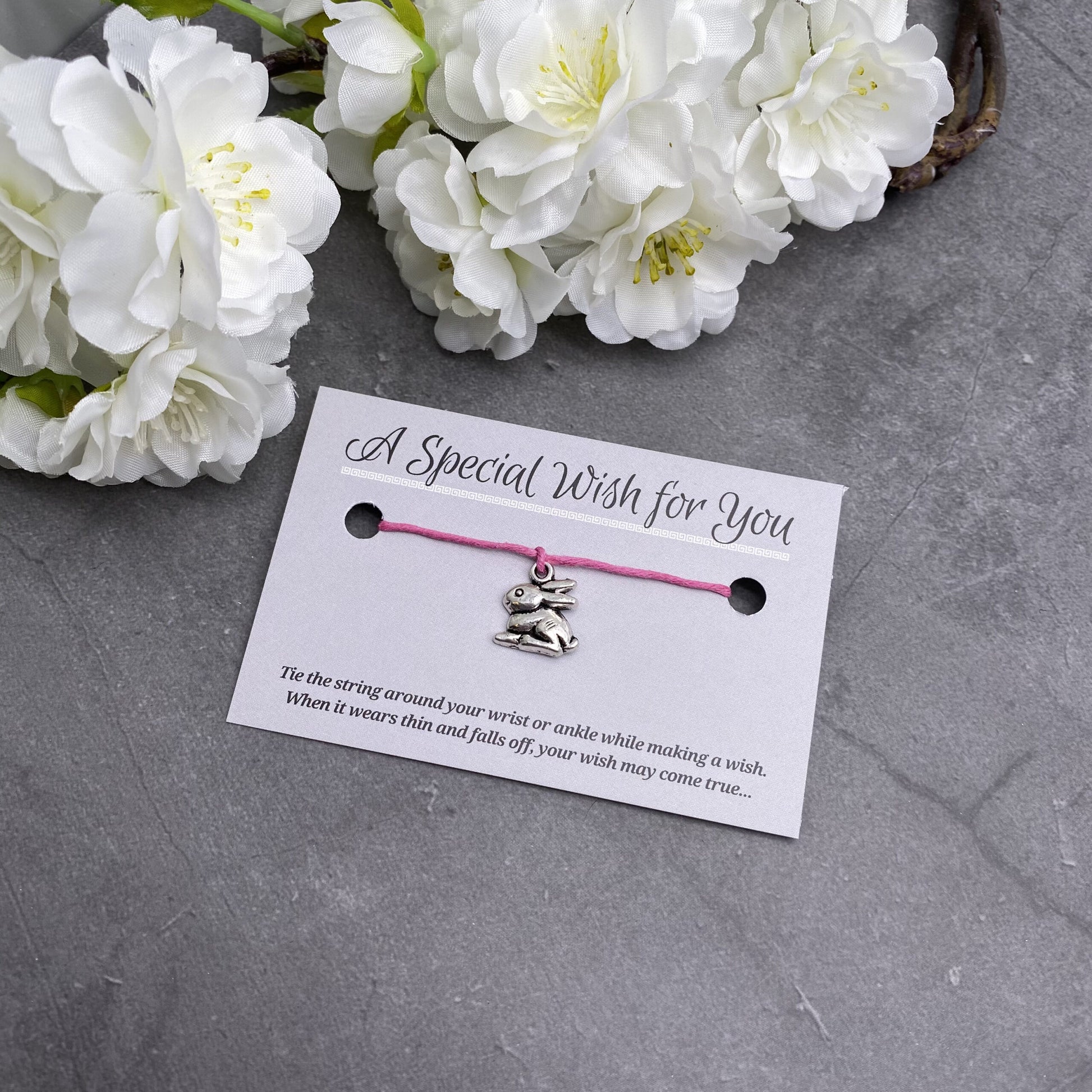 Bunny Rabbit Charm Wish Bracelet