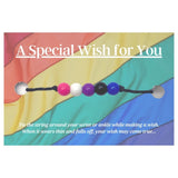 Genderfluid Flag Colours Hemp Rainbow Wish Bracelet LGBTQ